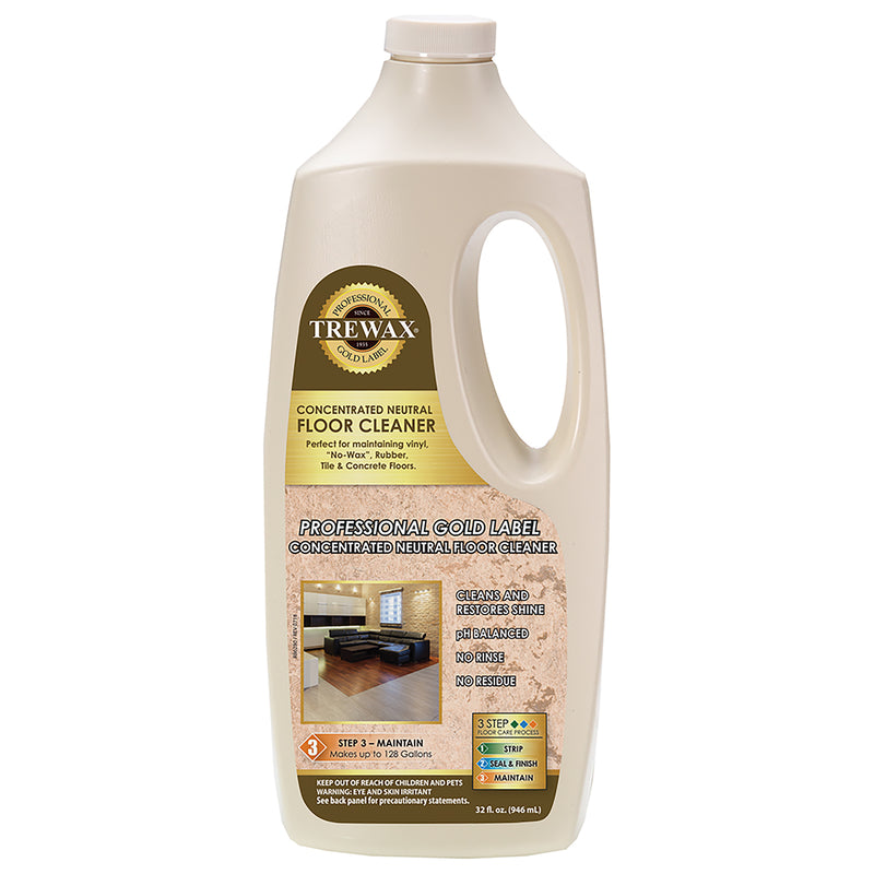 TREWAX - Trewax No Scent Floor Cleaner Liquid 32 oz