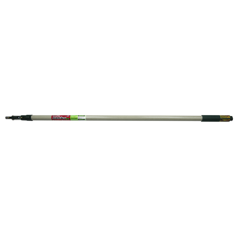 WOOSTER - Wooster Sherlock Telescoping 4-8 ft. L X 1 in. D Aluminum Extension Pole Black/White