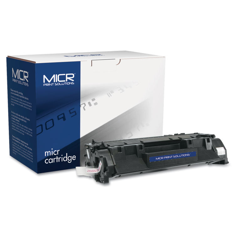 MICR Print Solutions - Compatible CE505A(M) (05AM) MICR Toner, 2,300 Page-Yield, Black