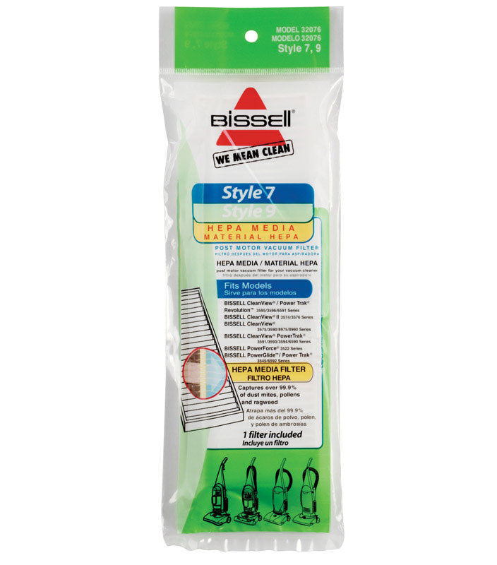 BISSELL - Bissell Vacuum Filter For Upright Vacuum 1 pk [32076]