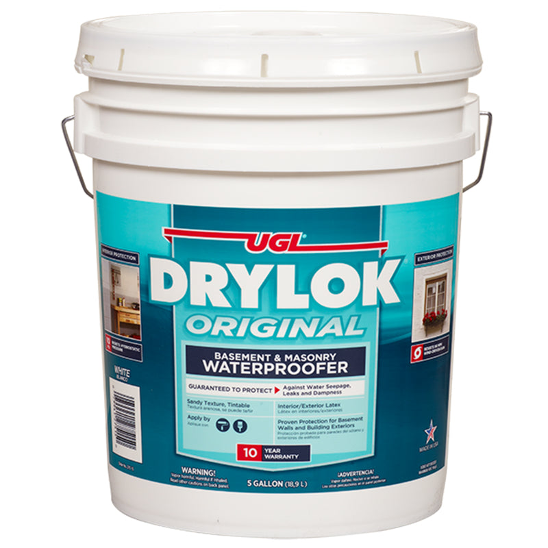 DRYLOK - Drylok Low Luster White Latex Waterproof Sealer 5 gal