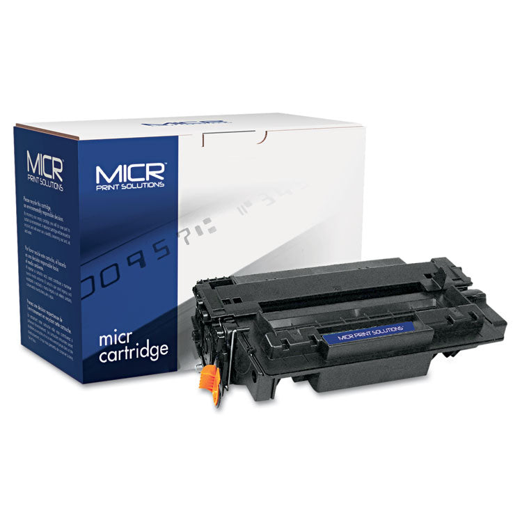MICR Print Solutions - Compatible CE255A(M) (55AM) MICR Toner, 6,000 Page-Yield, Black