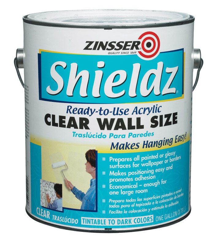 ZINSSER - Zinsser Shieldz Clear Wall Size Clear Primer 1 gal - Case of 4