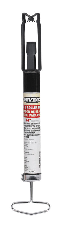 HYDE - Hyde 14 in. L Black Steel Brush and Roller Cleaners