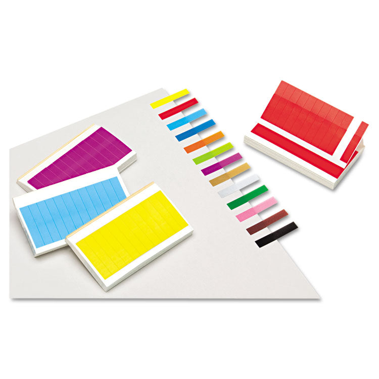 Redi-Tag - Removable/Reusable Page Flags, 13 Assorted Colors, 240 Flags/Pack