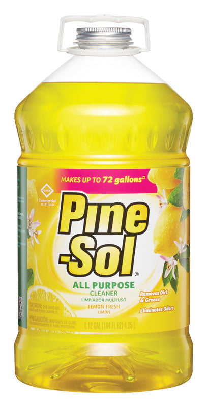 PINE-SOL - Pine-Sol Lemon Scent All Purpose Cleaner Liquid 144 oz - Case of 3