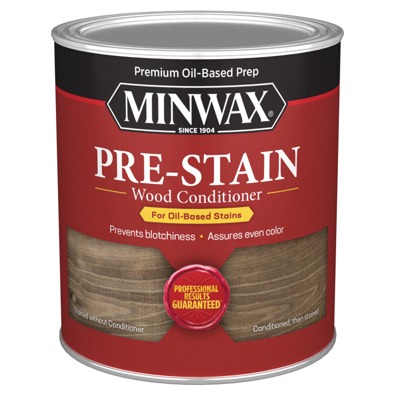 MINWAX - Minwax Pre-Stain Wood Conditioner Oil-Based Pre-Stain Wood Conditioner 1 qt