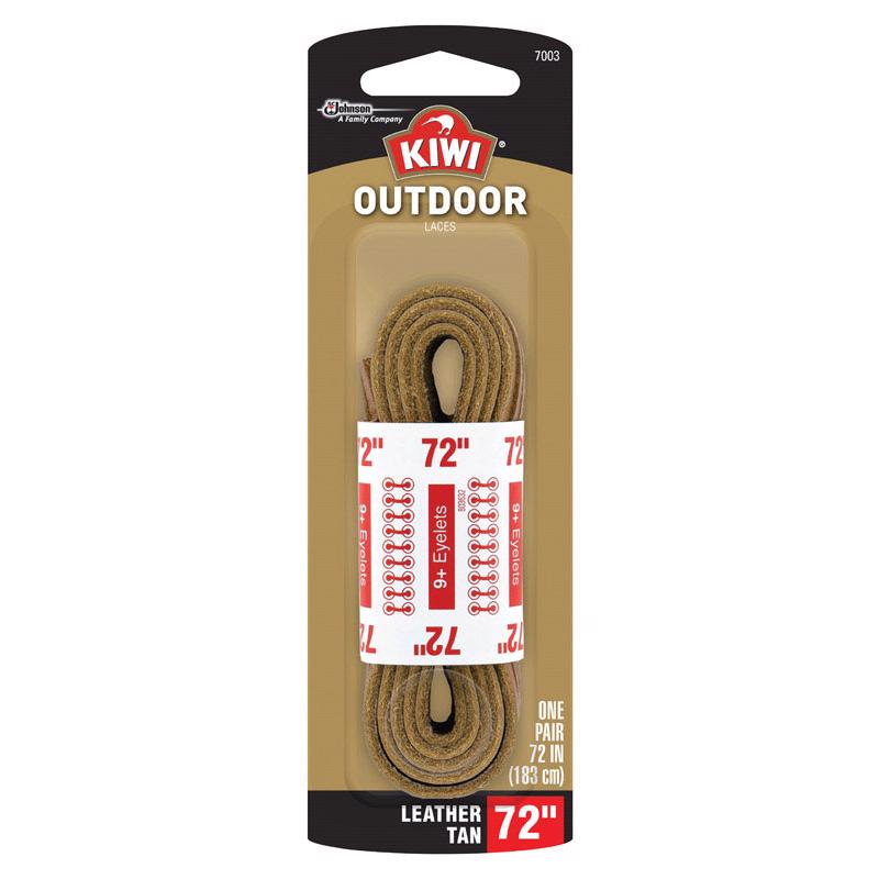 KIWI - Kiwi 72 in. Leather Tan Boot Laces