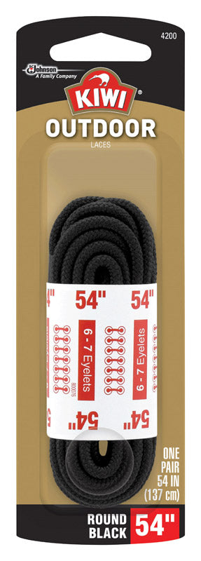 KIWI - Kiwi Outdoor 54 in. Black Boot Laces