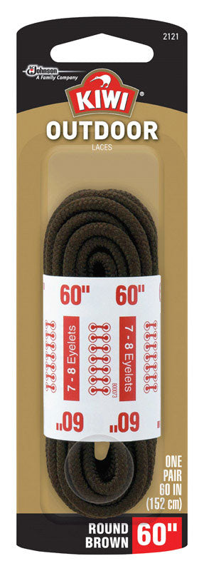 KIWI - Kiwi Outdoor 60 in. Brown Boot Laces