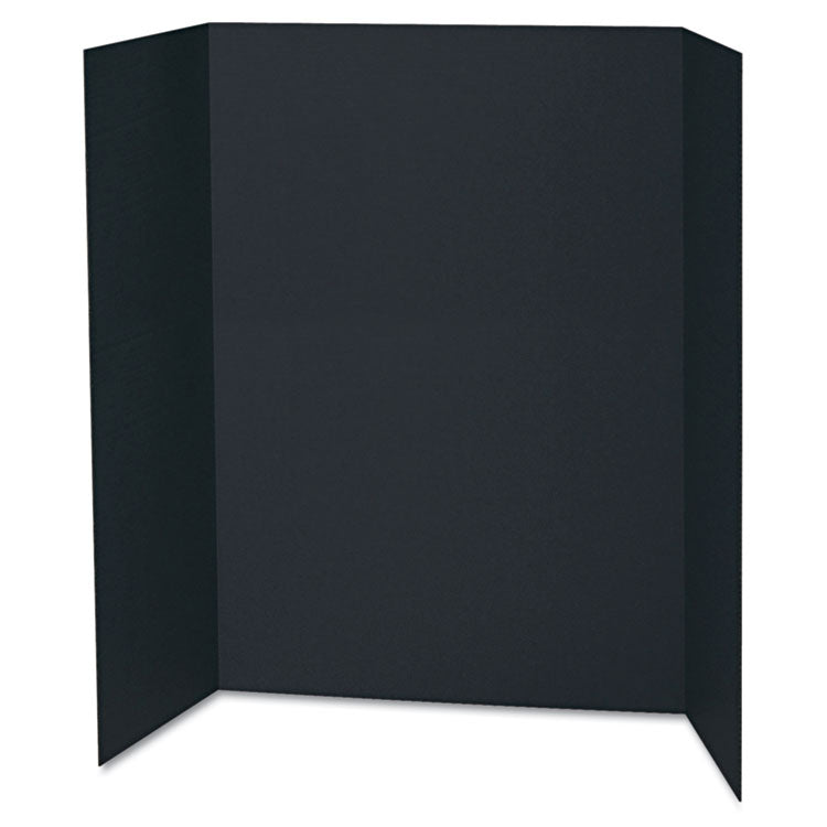 Pacon - Spotlight Corrugated Presentation Display Boards, 48 x 36, Black/Kraft, 24/Carton