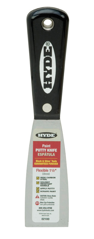 HYDE - Hyde 1.5 in. W High-Carbon Steel Flexible Putty Knife - Case of 5