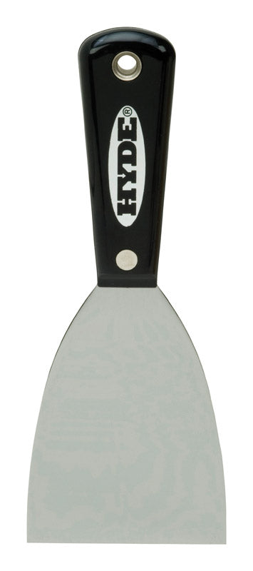 HYDE - Hyde Black & Silver 3 in. W Carbon Steel Chiseled-Edge Paint Scraper [2400]