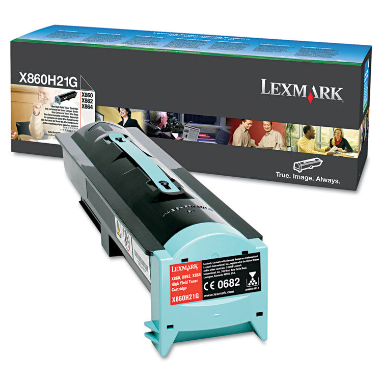 Lexmark - X860H21G High-Yield Toner, 35,000 Page Yield, Black