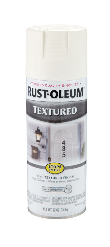 RUST-OLEUM - Rust-Oleum Stops Rust Satin White Spray Paint 12 oz - Case of 6 [7225-830]