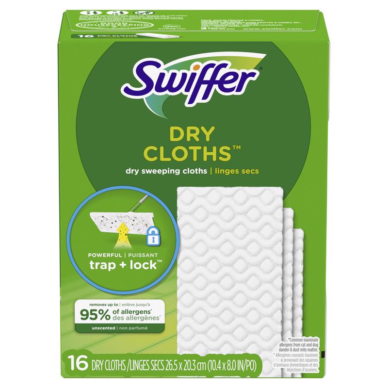 SWIFFER - Swiffer Sweeper 5.4 in. Dry Microfiber Dust Mop Refill 16 pk