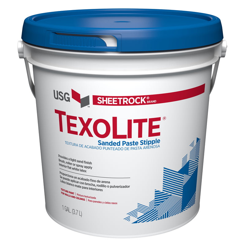 USG SHEETROCK - USG Sheetrock TexoLite White Wall and Ceiling Texture Paint 1 gal - Case of 4
