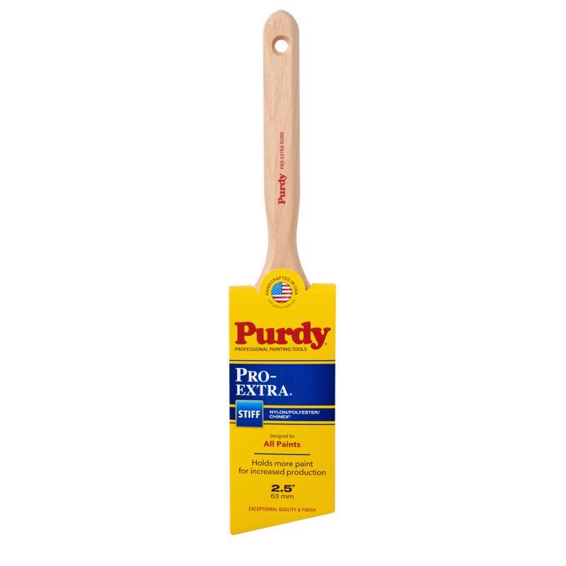 PURDY - Purdy Pro-Extra Glide 2-1/2 in. Stiff Angle Trim Paint Brush