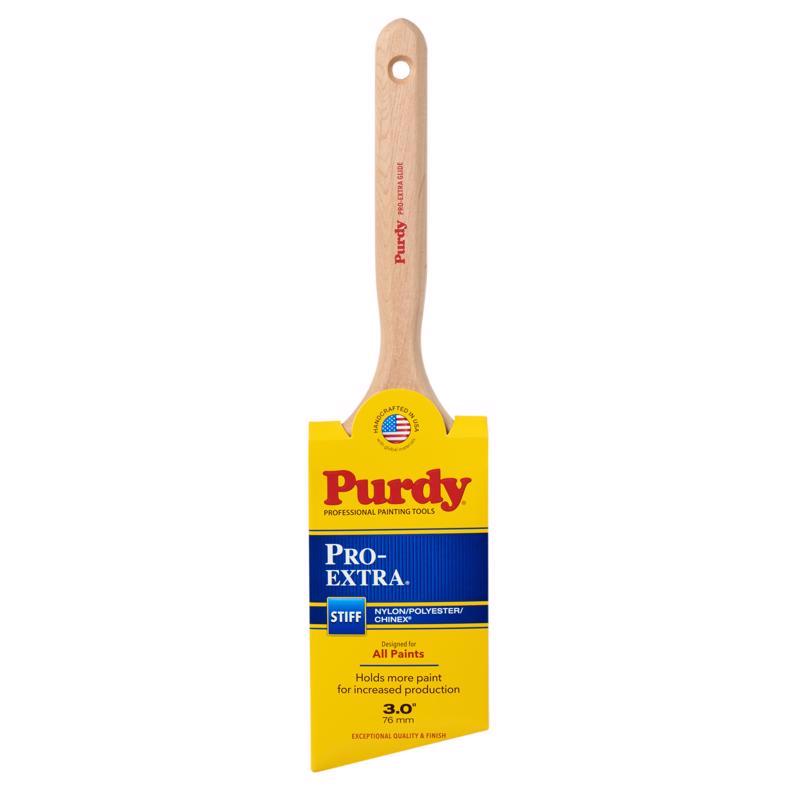 PURDY - Purdy Pro-Extra Glide 3 in. Stiff Angle Trim Paint Brush