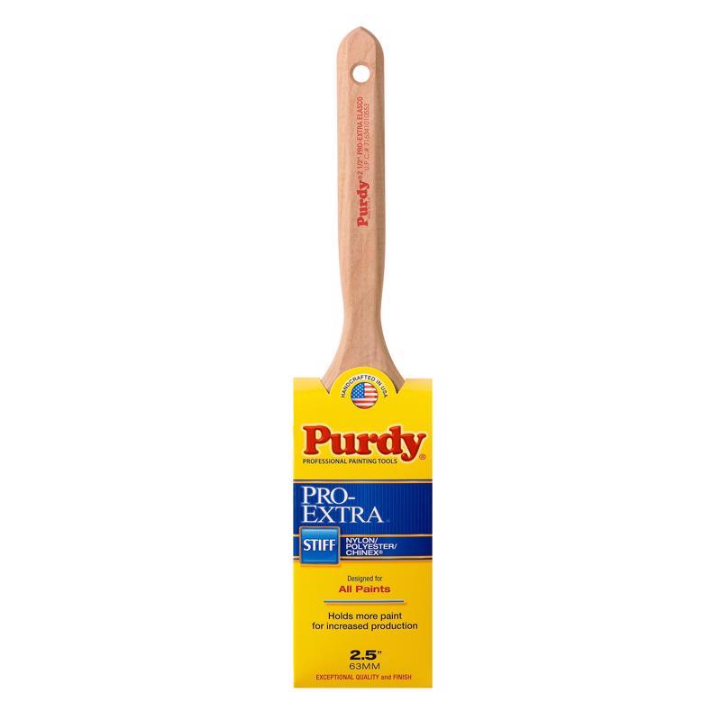 PURDY - Purdy Pro-Extra Elasco 2-1/2 in. Stiff Flat Trim Paint Brush