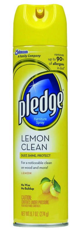 PLEDGE - Pledge Lemon Scent Furniture Polish 9.7 oz Spray - Case of 6