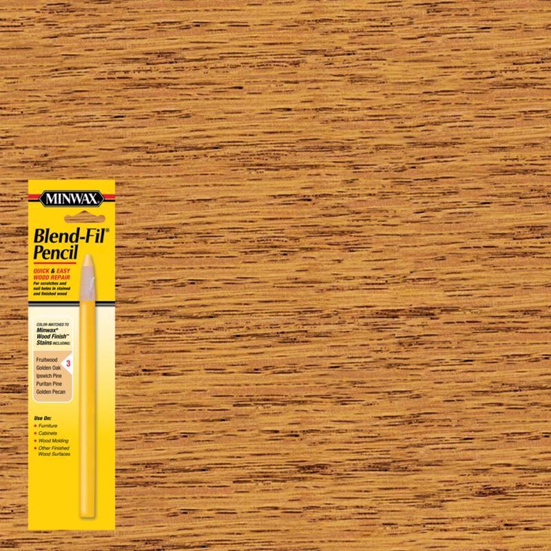 MINWAX - Minwax Blend-Fil No.3 Fruitwood, Golden Oak Wood Pencil 0.8 oz