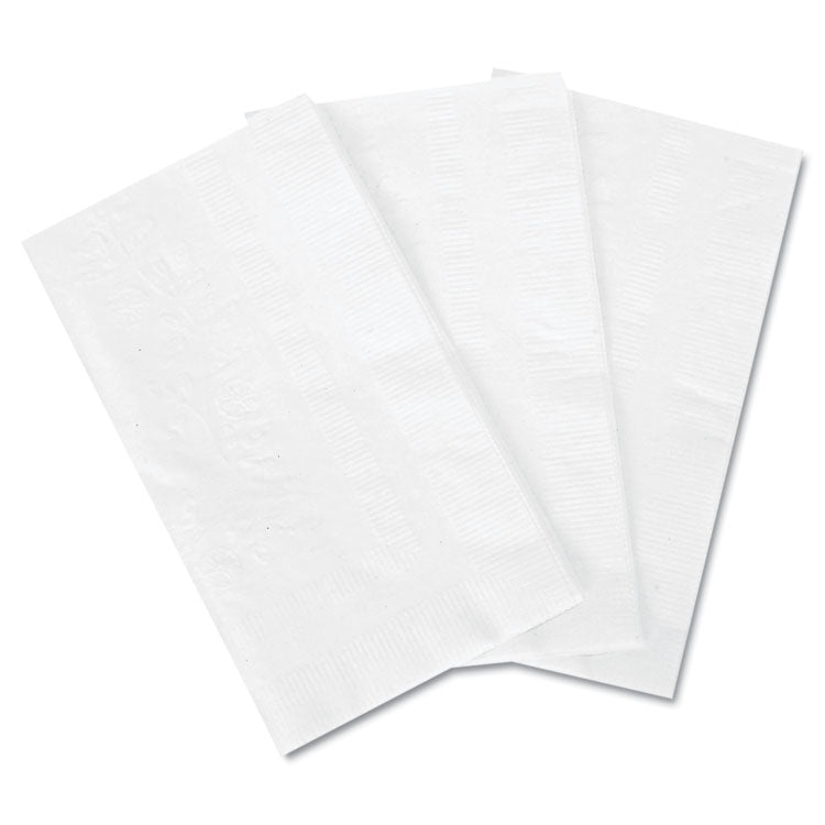 Boardwalk - Dinner Napkin, 2-Ply, 17 x 15, White, 100/Pack, 30 Packs/Carton