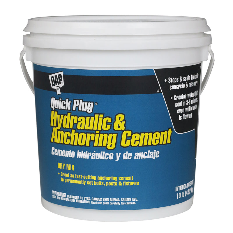 DAP - DAP Bondex Quick Plug Hydraulic & Anchoring Cement 10 lb Gray