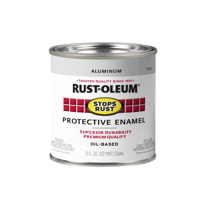 RUST-OLEUM - Rust-Oleum Stops Rust Aluminum Protective Enamel 0.5 pt