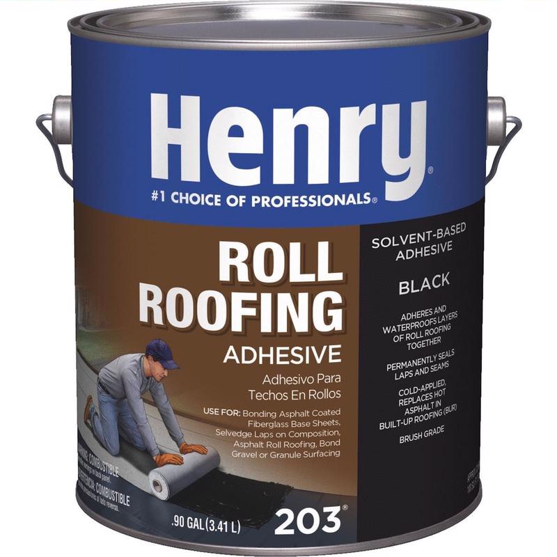 HENRY - Henry Smooth Black Asphalt Cold-Ap Roof And Lap Adhesive 1 gal - Case of 4