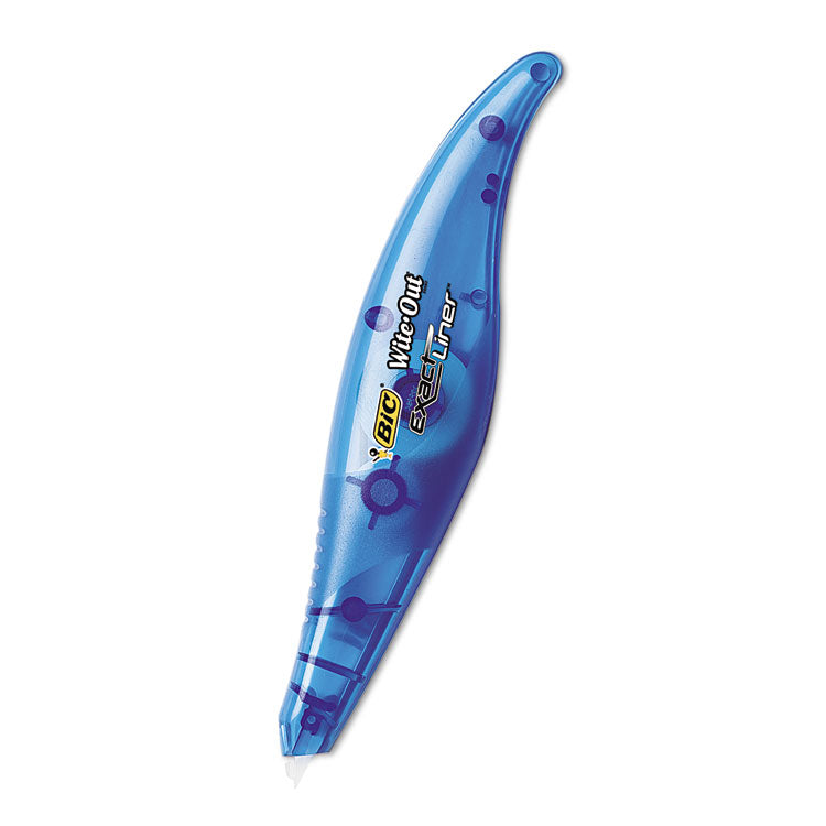 BIC - Wite-Out Brand Exact Liner Correction Tape, Non-Refillable, Blue Applicator, 0.2" x 236"