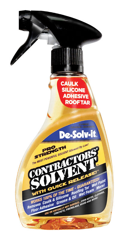 DE-SOLV-IT - De-Solv-It Contractors Solvent Citrus Scent Degreaser 12 oz Liquid