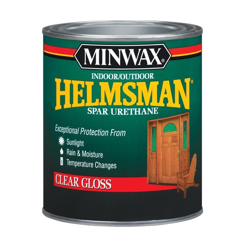 HELMSMAN - Minwax Helmsman Gloss Clear Oil-Based Spar Urethane 1 qt