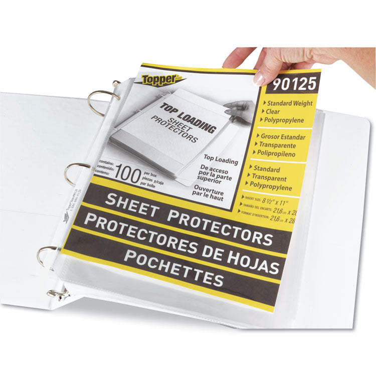 C-Line - Top-Load Polypropylene Sheet Protectors, Standard, Letter, Clear, 2", 100/Box