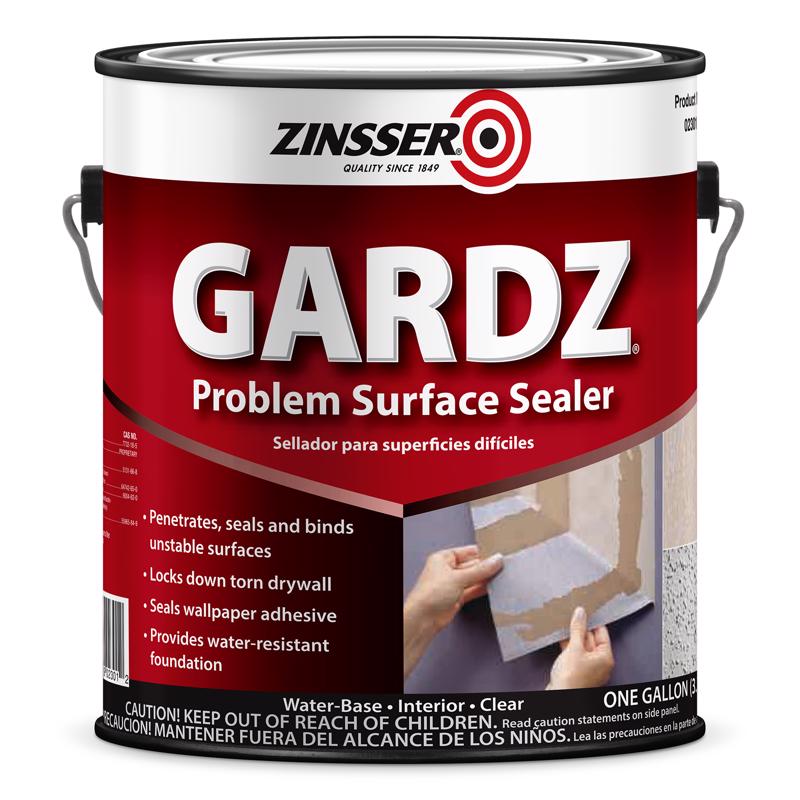 ZINSSER - Zinsser Gardz Clear Matte Problem Surface Sealer 1 gal - Case of 4