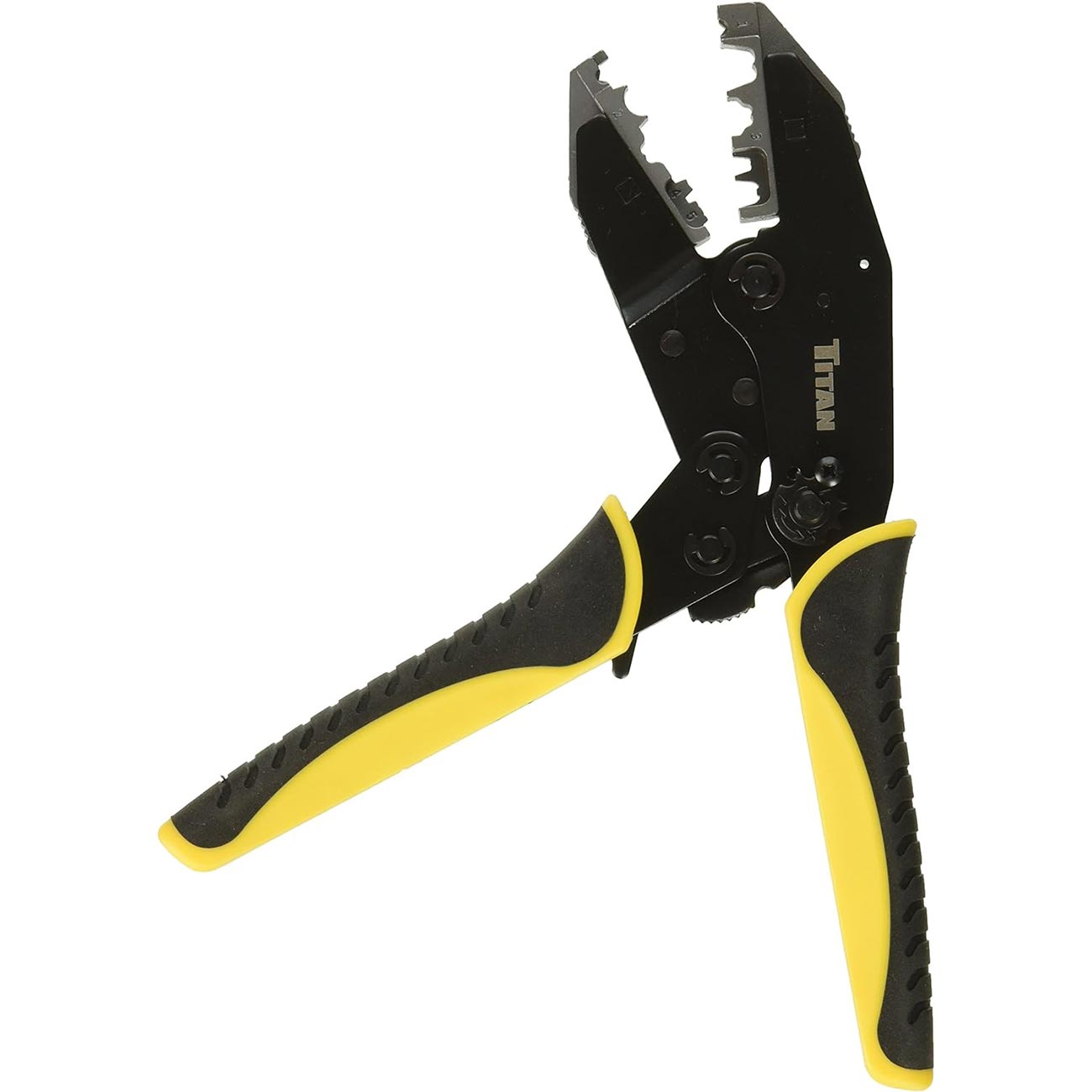 Titan Ratcheting Spark Plug Connector Crimper with 'H1" Die