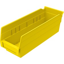 Akro-Mils Economical Storage Shelf Bins [BIN;4X12X4;YELLOW-EA]