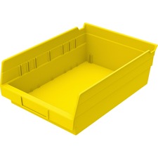 Akro-Mils Economical Storage Shelf Bins [BIN;8.4X12X4;YELLOW-EA]