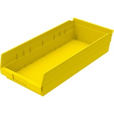 Akro-Mils Economical Storage Shelf Bins [BIN;8.4X18X4;YELLOW-EA]