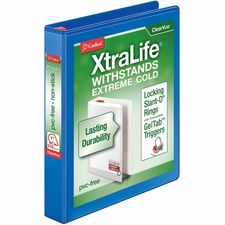 Cardinal Xtralife ClearVue Locking Slant-D Binders [BINDER;X-LIFE;DRING;1";BE-EA]