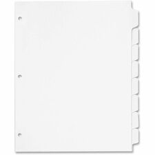 Cardinal Write 'N Erase Mylar Tab Dividers [DIVIDERS;WRITE&ERASE;8TB;WE-ST]