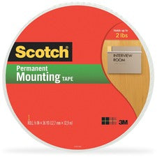 Scotch Double-Coated Foam Mounting Tape [TAPE;FOAM;ROLL;0.5"X36YD-RL]