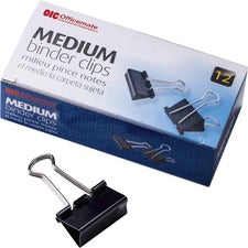 Officemate Binder Clips, Medium