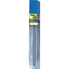 Pentel Super Hi-Polymer Leads - 0.7 mmMedium Point - 2H - Black - 12 / Tube