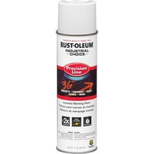 Rust-Oleum Industrial Choice Precision Line Marking Paint - 17 fl oz - 1 Each - White