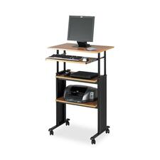 Safco Muv Stand-up Adjustable Height Desk [WORKSTATION;STANDUP;BK/MOK-EA]