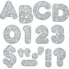 Trend 4" Sparkle Uppercase Ready Letters Set