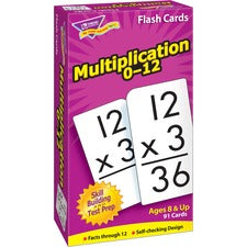 Trend Math Flash Cards - Educational - 1 / Box [CARDS;FLASH;MULTIPLCTN;0-12-BX]
