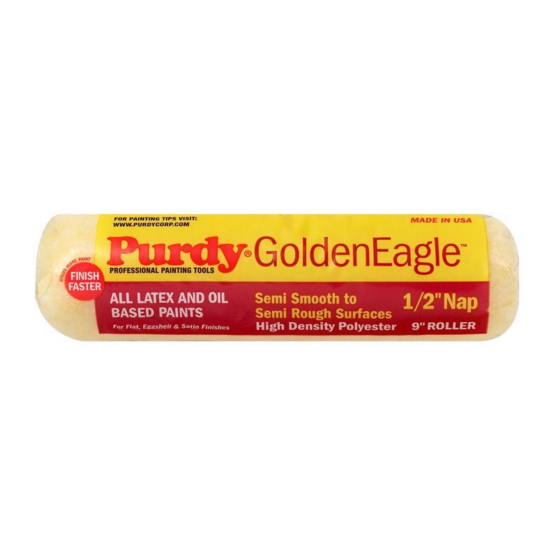 PURDY - Purdy GoldenEagle Polyester 9 in. W X 1/2 in. Regular Paint Roller Cover 1 pk