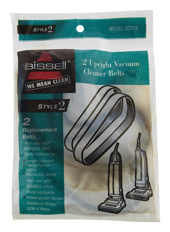 BISSELL - Bissell Vacuum Belt For Upright Vacuums 2 pk [32015]